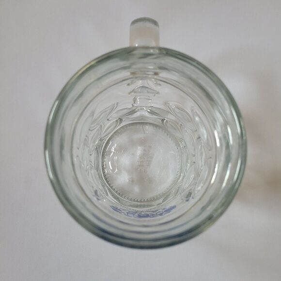 HB Munchen Hofbrahaus Glass German Beer Stein 1L Dimpled Mug Tankard Oktoberfest - Picture 6 of 14